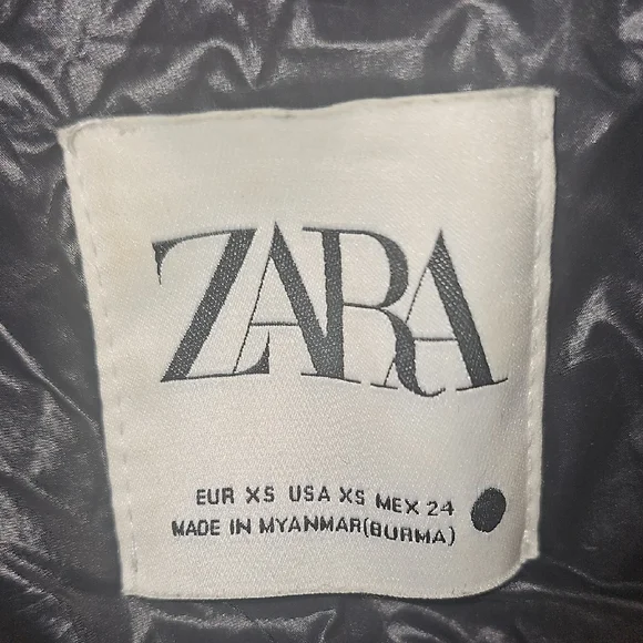 Zara Women's Caramel Puffer Jacket - Picture 2 of 3
